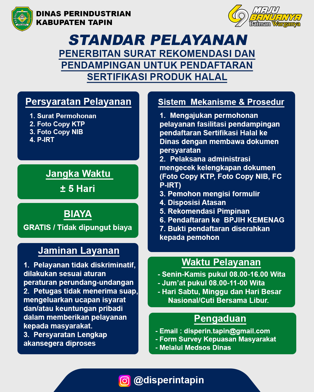 PENERBITAN SURAT REKOMENDASI DAN PENDAMPINGAN UNTUK PENDAFTARAN SERTIFIKASI PRODUK HALAL